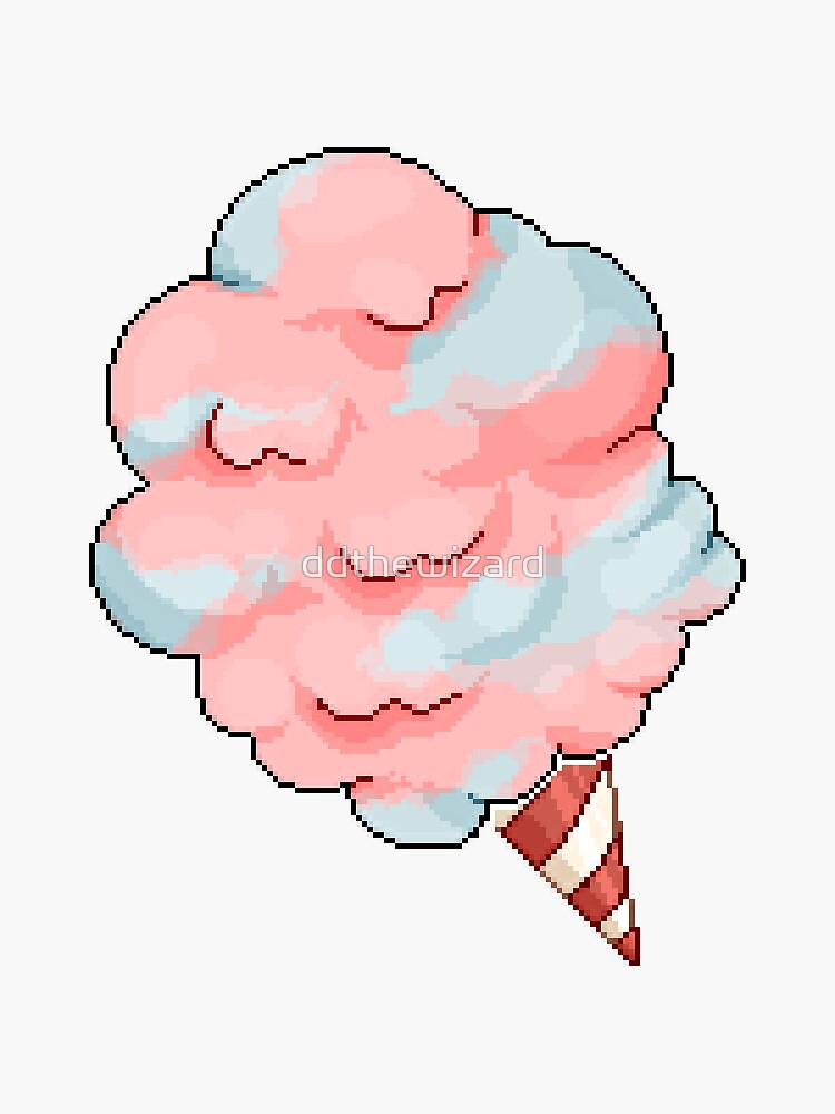 Cotton Candy Sticker