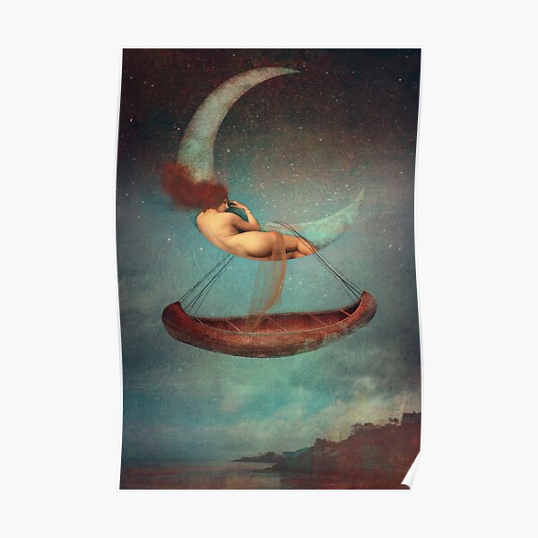 Moon Sailing Poster