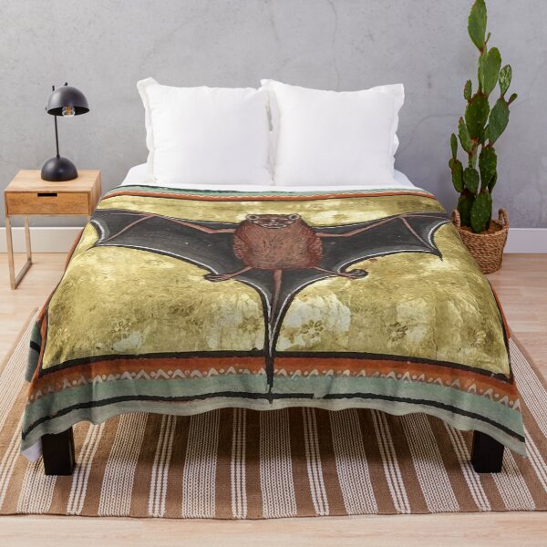 Item preview, BAT Medieval Bestiary, Fantastic Animal in Red Black Gold designed and sold by BulganLumini.