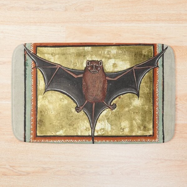 Item preview, BAT Medieval Bestiary, Fantastic Animal in Red Black Gold  designed and sold by BulganLumini.