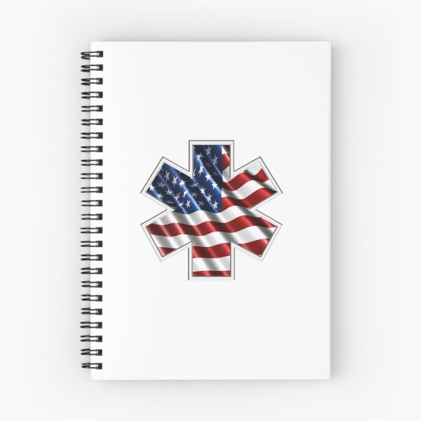 Item preview, EMS AMERICAN FLAG designed and sold by thatstickerguy.
