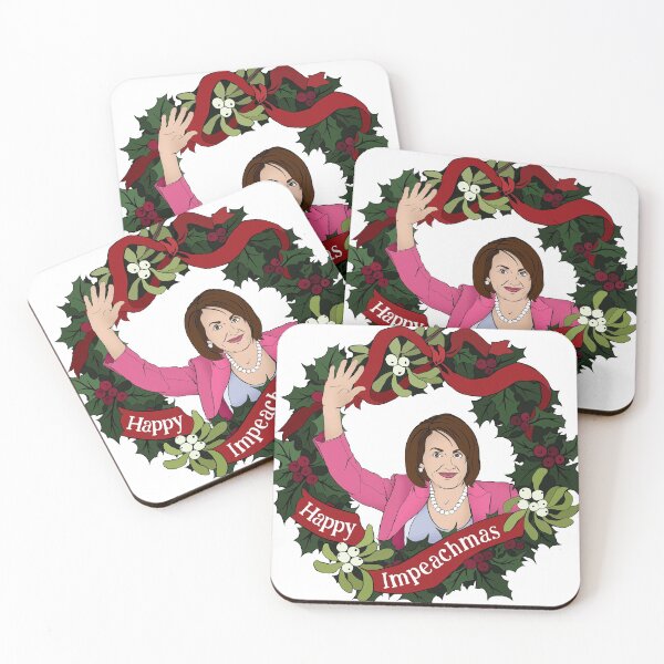 Item preview, Happy Impeachmas: Nancy Pelosi designed and sold by fabfeminist.