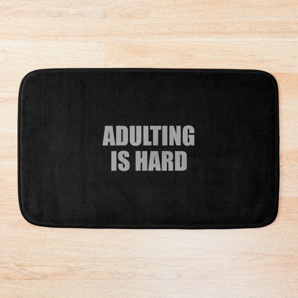 Item preview, Adulting is Hard (Silver) designed and sold by quoteedesigns.
