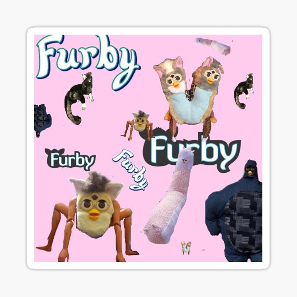 cursed furbys Sticker