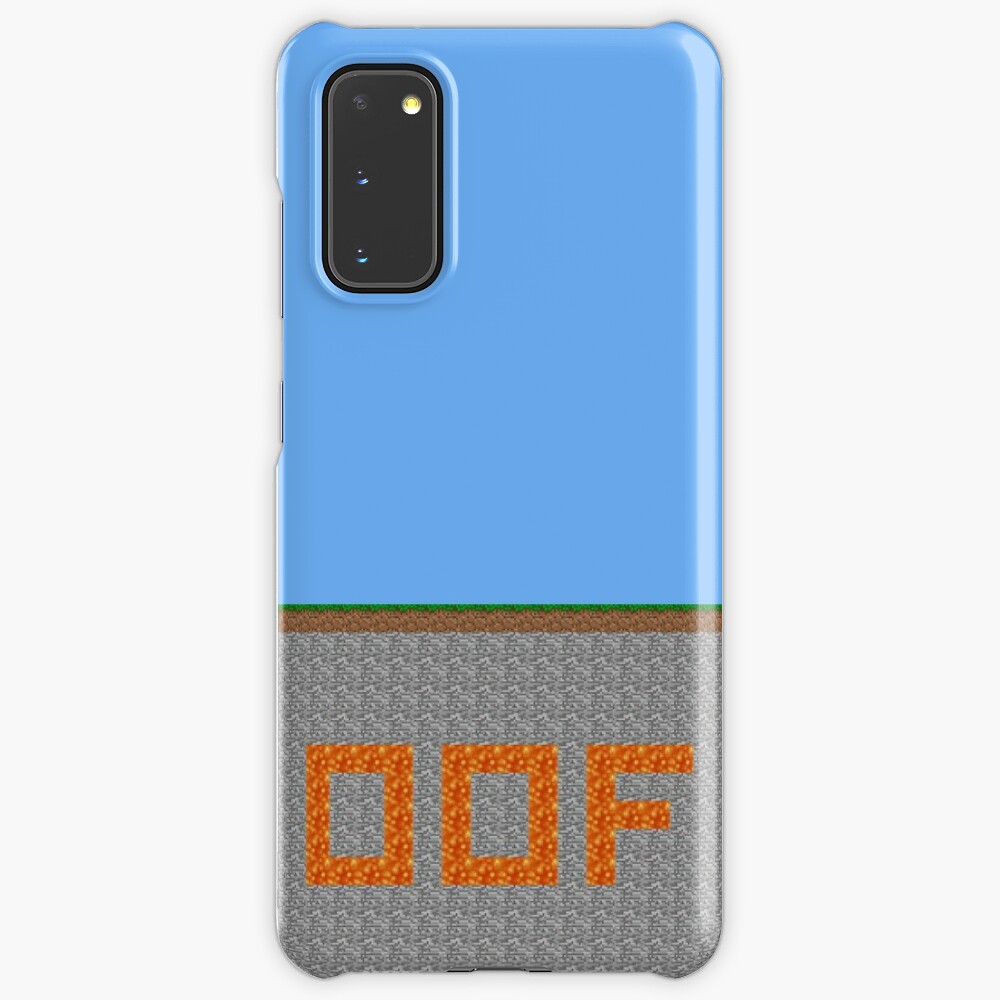 Oof Lava Letters In Stone Blocks Wide Case Skin For Samsung Galaxy By Solarcross Redbubble - forest lava roblox game