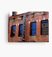 Blue Review Canvas Print