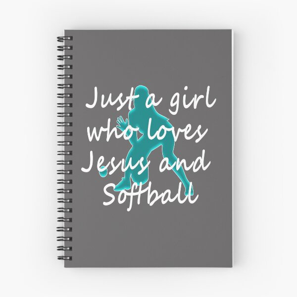 Item preview, Cute Christian Design Just a girl who Loves Softball & Jesus designed and sold by LGamble12345.