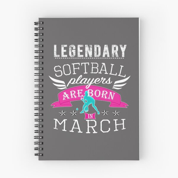 Item preview, Legendary Softball are born i n March for girls designed and sold by LGamble12345.