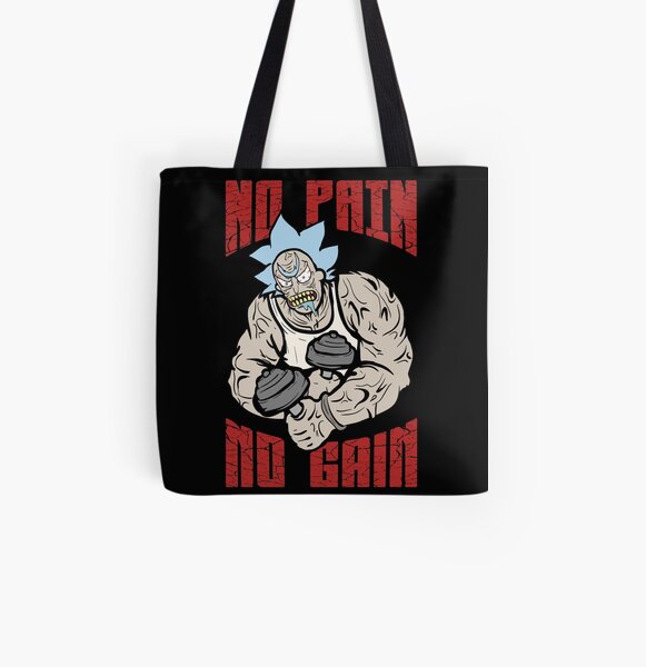 rick and morty gym bag