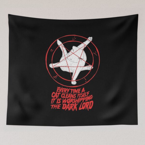 Item preview, Satanic cat designed and sold by Nova Nova.