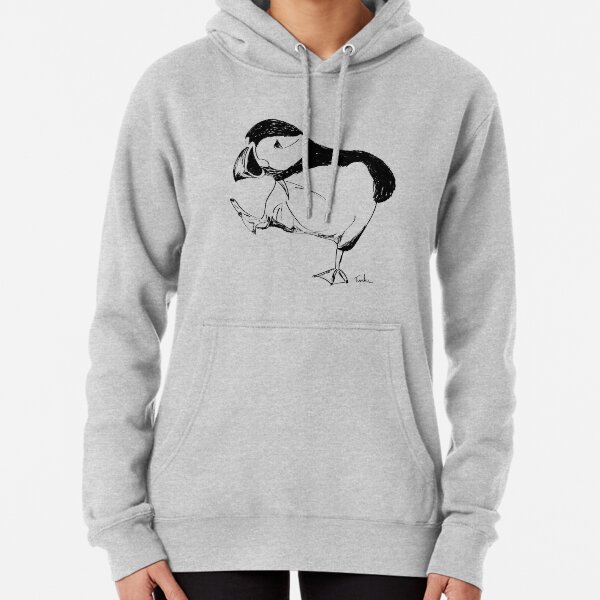 Puffin takes a walk Pullover Hoodie