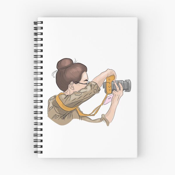 Item preview, Photographer, camera, woman, photos, photo session, photographer designed and sold by Magdalena Teterdynko.