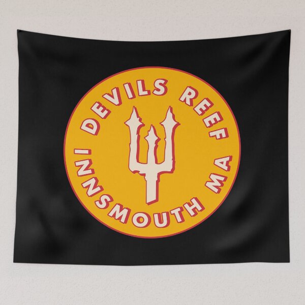 Item preview, Devils Reef Innsmouth Massachusetts - Yellow & Red designed and sold by MOREDANKMEMES.