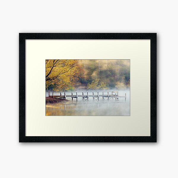 Lake Daylesford Dawn, Victoria, Australia Framed Art Print