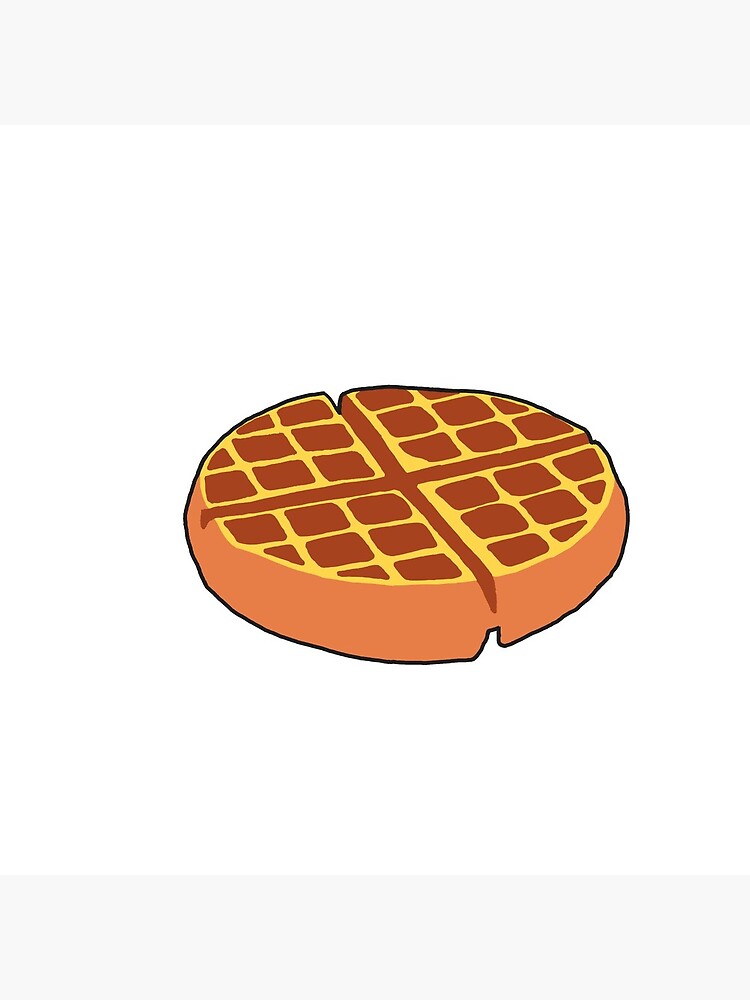 Waffle Cartoon Greeting Card By Tomfewings Redbubble