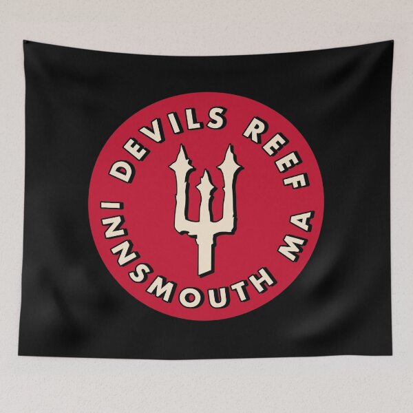 Item preview, Devils Reef Innsmouth Massachusetts - Red & White designed and sold by MOREDANKMEMES.