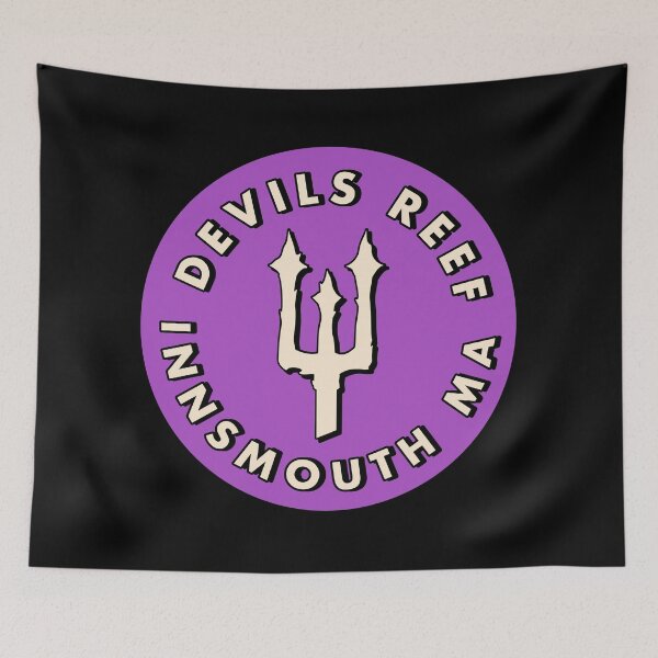 Item preview, Devils Reef Innsmouth Massachusetts - Purple & White designed and sold by MOREDANKMEMES.