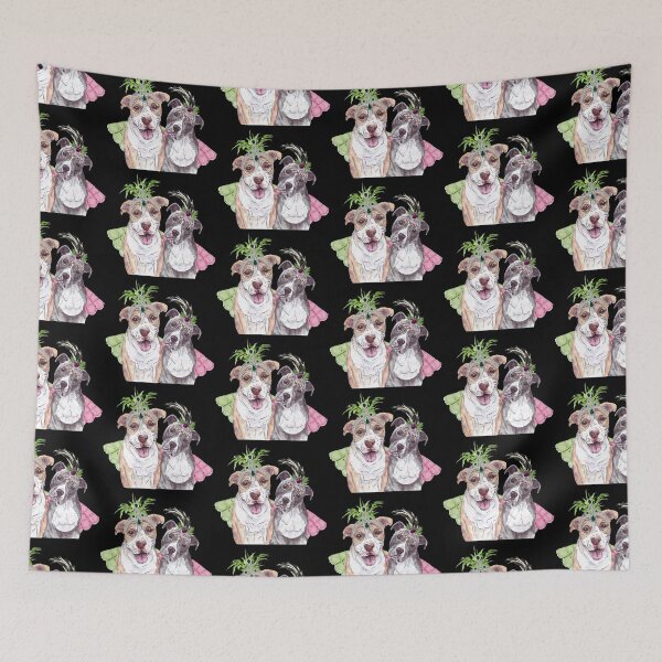 Item preview, DIEGO + LOLA BEAN superpups doodle @diego_and_lola_bean designed and sold by BridgetDoodles.