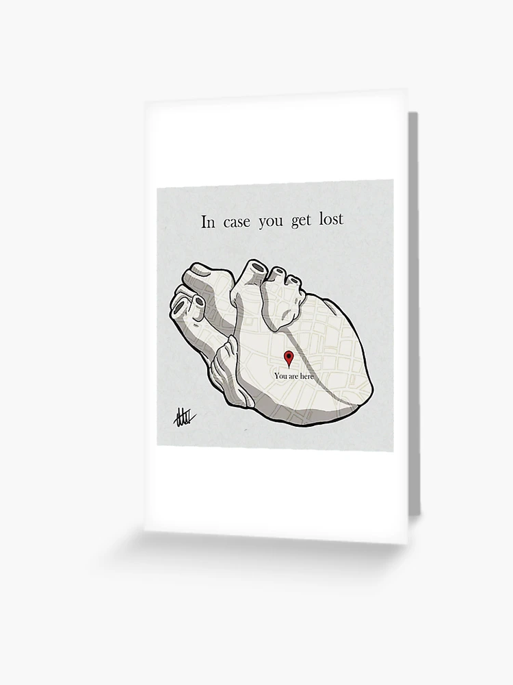 【一点物イラストアート】You already lost HEART【F0号】 In case you get lost.