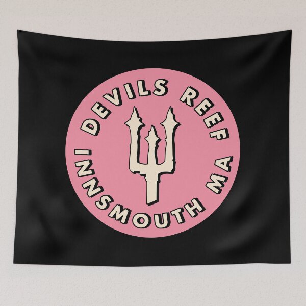 Item preview, Devils Reef Innsmouth Massachusetts - Pink & White  designed and sold by MOREDANKMEMES.