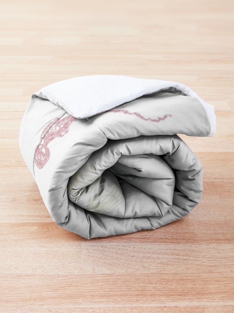Alternate view of Rainbow Jellyfish Comforter