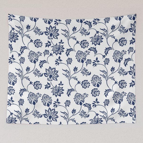 Item preview, Blue floral, flower seamless pattern.  designed and sold by Erisen.