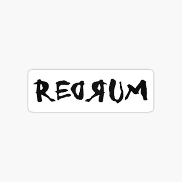 Redrum Stickers | Redbubble