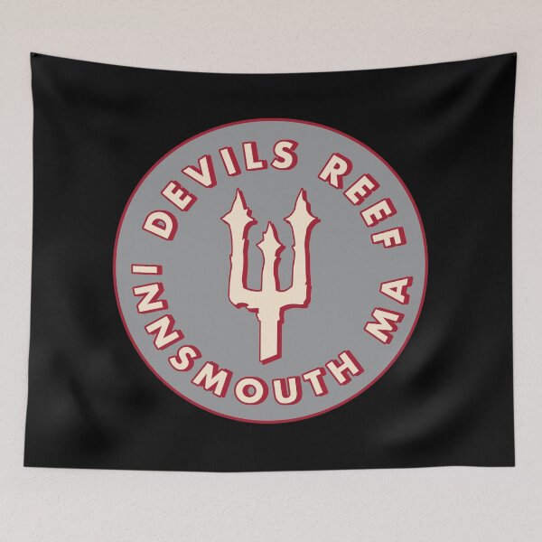 Item preview, Devils Reef Innsmouth Massachusetts - Grey & Red  designed and sold by MOREDANKMEMES.