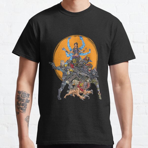 Borderlands 3 FL4K Beastmaster Amara Siren Moze Gunner Zane Iron Bear Guard Skag Operative Troy and Tyreen Calypso Classic T-Shirt