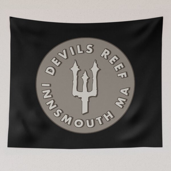 Item preview, Devils Reef Innsmouth Massachusetts - Grey designed and sold by MOREDANKMEMES.