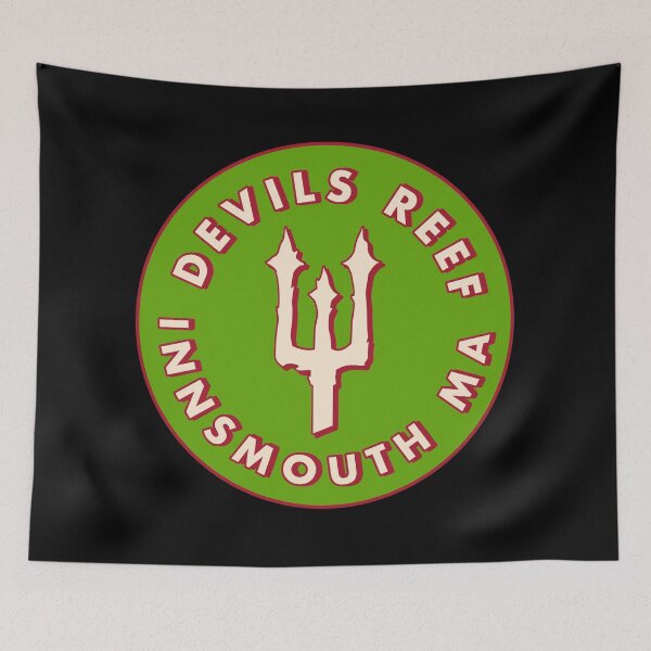 Item preview, Devils Reef Innsmouth Massachusetts - Green & Red designed and sold by MOREDANKMEMES.