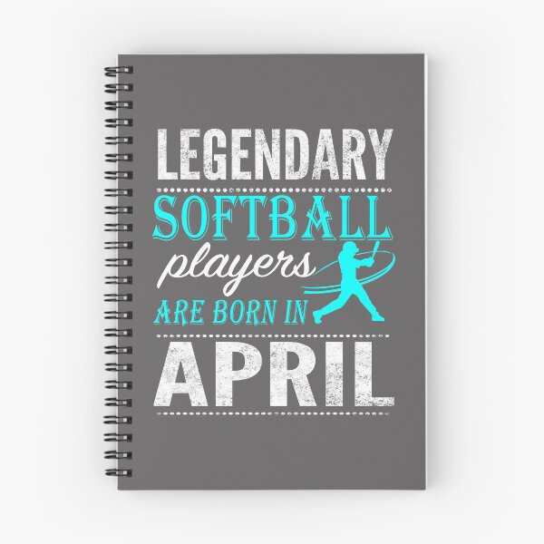Item preview, Softball Legends are born in April designed and sold by LGamble12345.