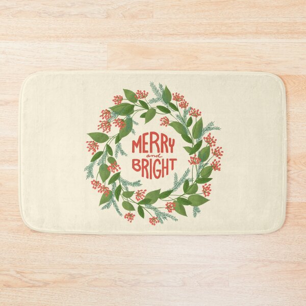 Item preview, Merry and Bright Christmas Wreath designed and sold by Karla Fripp.
