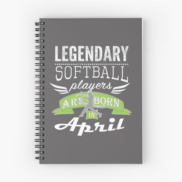 Item preview, Legendary Softball are born in April for boys designed and sold by LGamble12345.