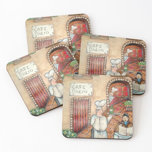 Item preview, Cafe bistro scene designed and sold by Gabrielle Le Grange.