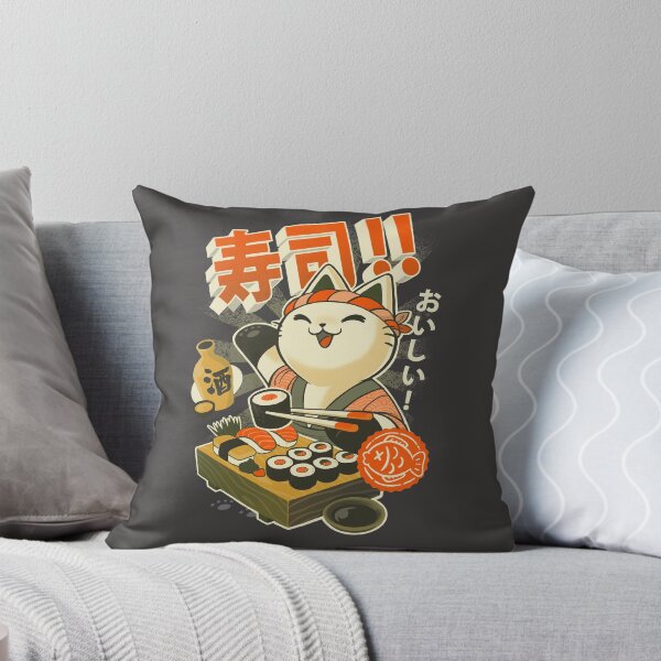 Item preview, Sushi Chef Cat - Funny Restaurant Kitty - Japanese Food designed and sold by BlancaVidal.