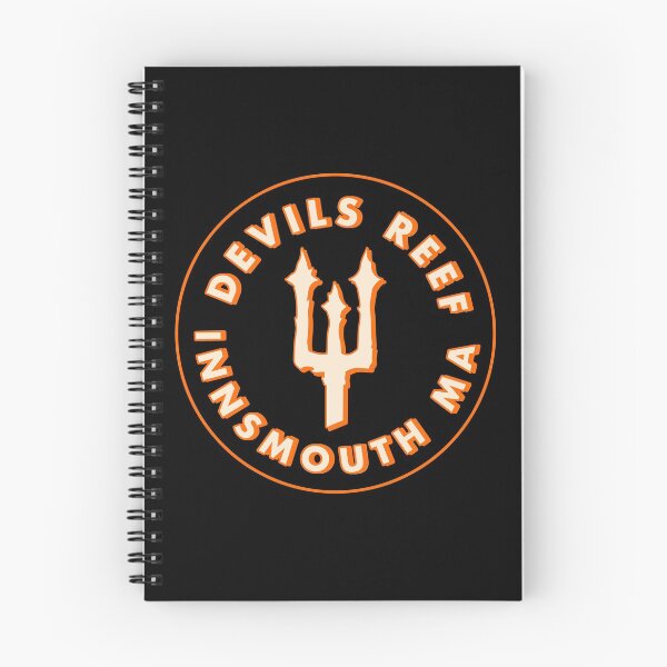 Item preview, Devils Reef Innsmouth Massachusetts - Black & Orange designed and sold by MOREDANKMEMES.