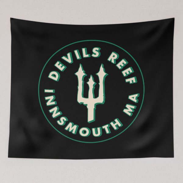 Item preview, Devils Reef Innsmouth Massachusetts - Black & Green  designed and sold by MOREDANKMEMES.