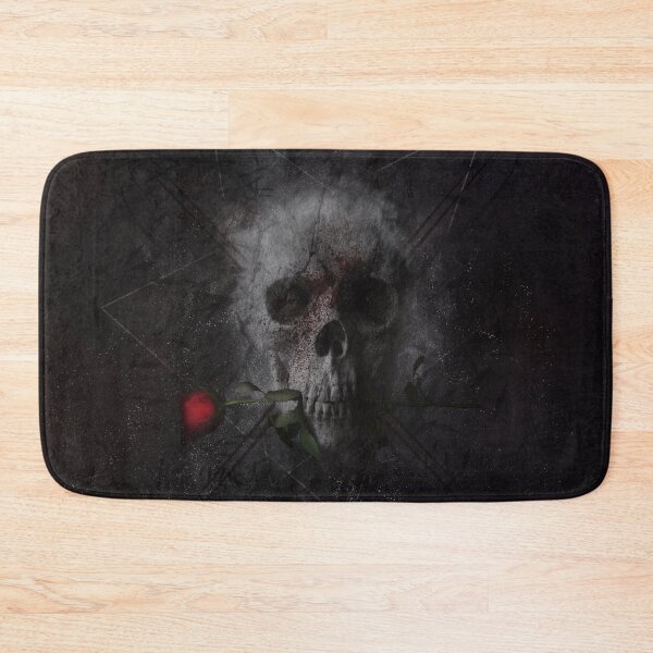 Item preview, Skull with rose designed and sold by Destroyed-Pixel.