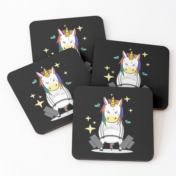 Item preview, Weightlifting unicorn designed and sold by Earthsavers.