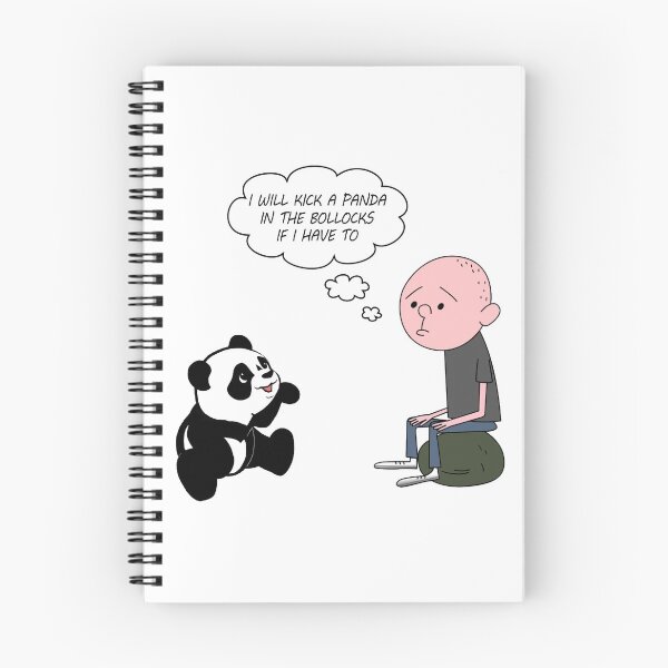 Item preview, Karl Pilkington - I Will Kick A Panda In The B******s If I Have To designed and sold by RafikCreations.
