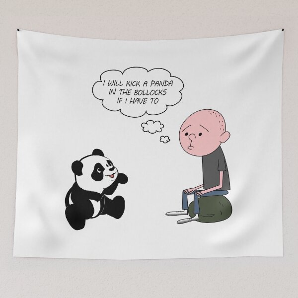 Item preview, Karl Pilkington - I Will Kick A Panda In The B******s If I Have To designed and sold by RafikCreations.