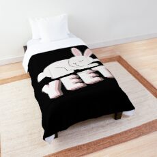 Yeet Bunny Rabbit Gifts Bunny Gift Idea Bunny Items Comforter