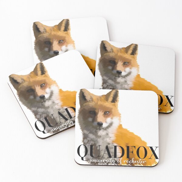 Item preview, Quadfox University of Rochester Sticker designed and sold by Syanis Yarí Vargas González.