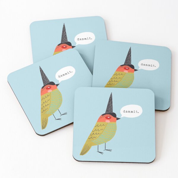 Item preview, Birds With Attitude: Dammit designed and sold by CynthiaFxo.