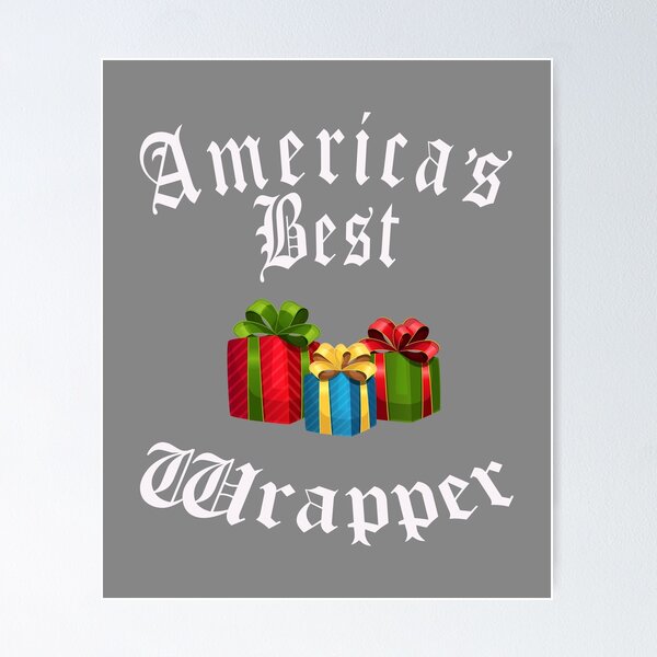 Item preview, Funny Americas best gangsta wrapa Christmas designed and sold by LGamble12345.