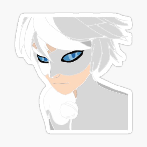 Chat Blanc Stickers Redbubble