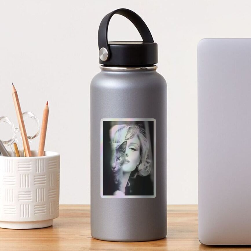 Item preview, Holographic Sticker designed and sold by modernretro.
