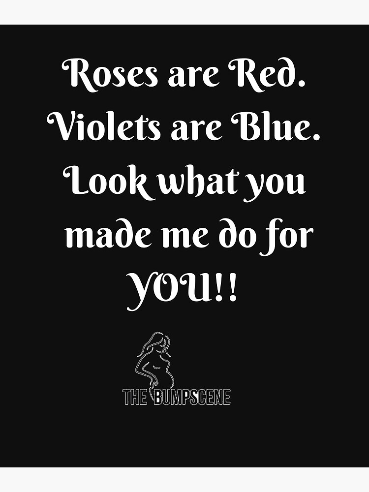 Carte de vœux « Les roses sont rouges, les violettes sont bleues! », par  Saracen51 | Redbubble