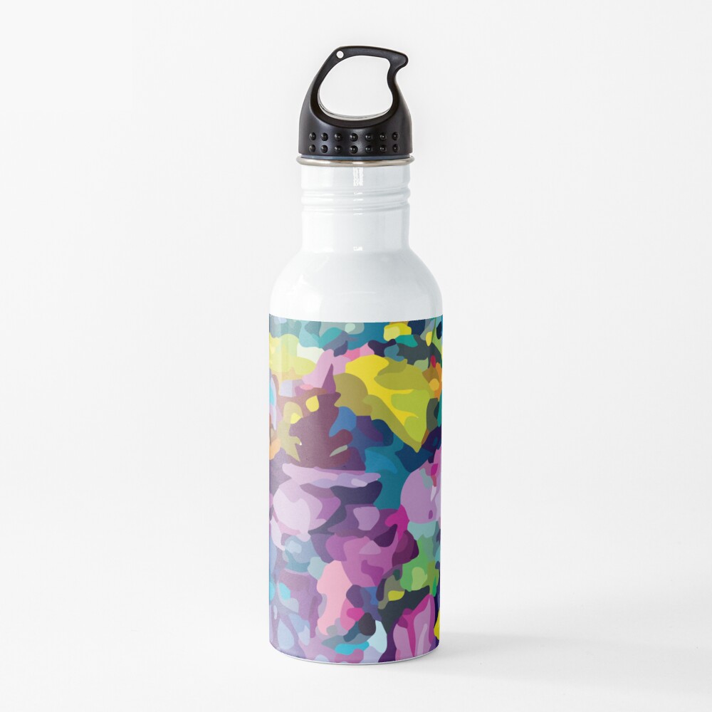Forest Floor Camo Water Bottle By Studiotoebean Redbubble